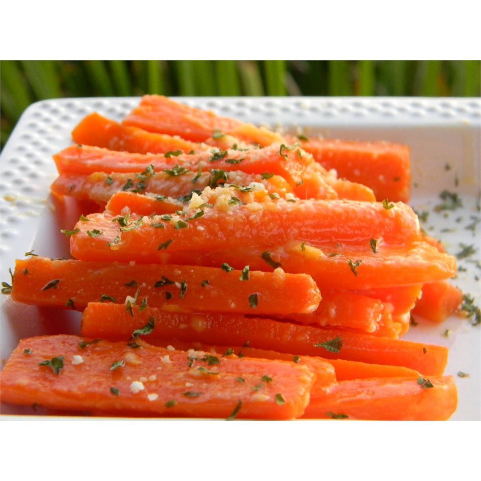 Пармезан с корочкой морковь