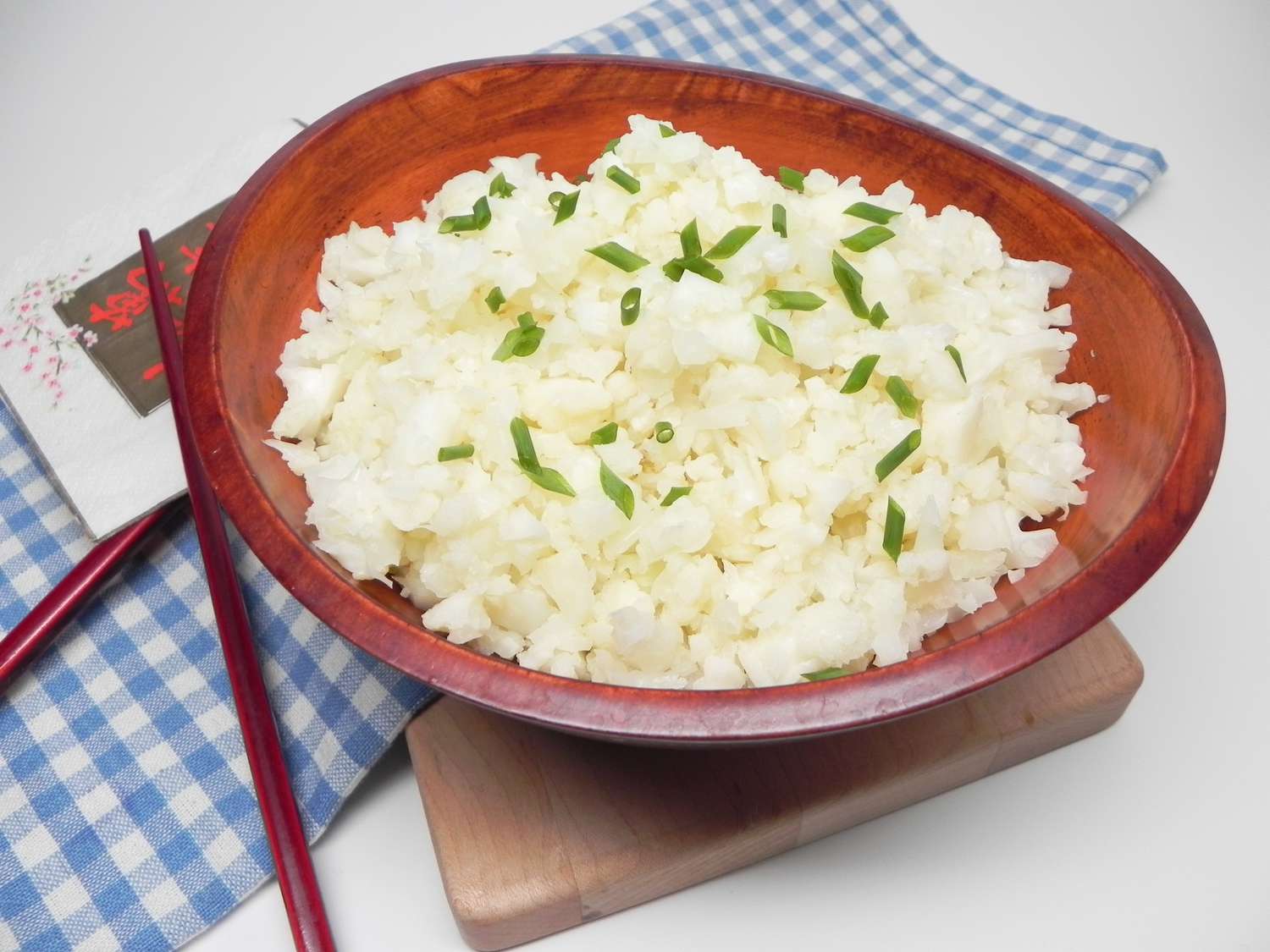Приготовленный мгновенный капуста рис
