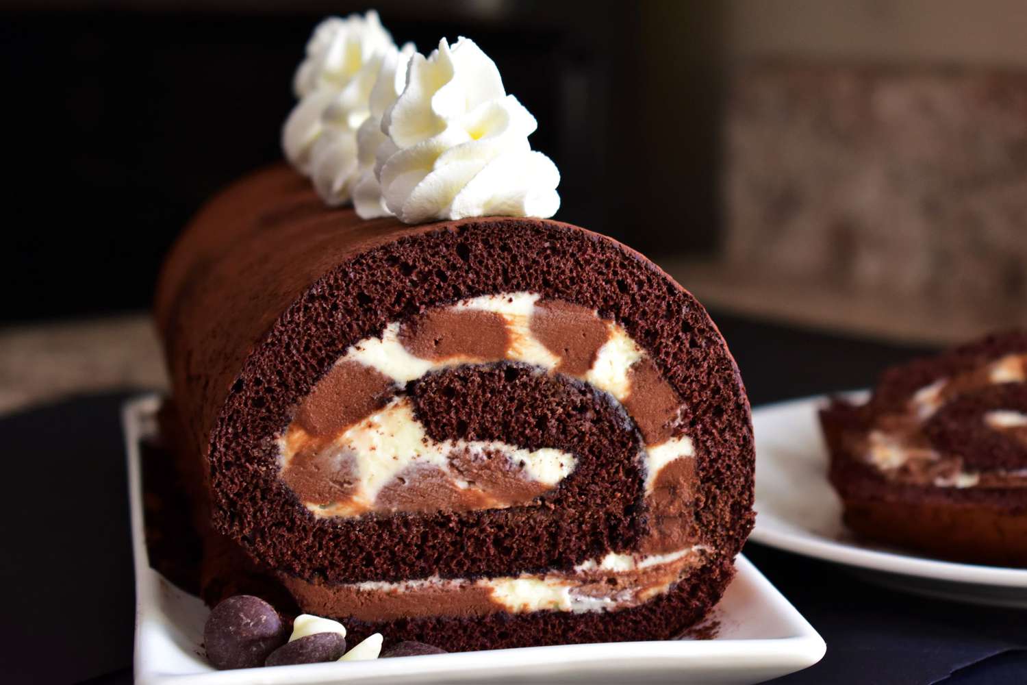 Тройной шоколадный пирог