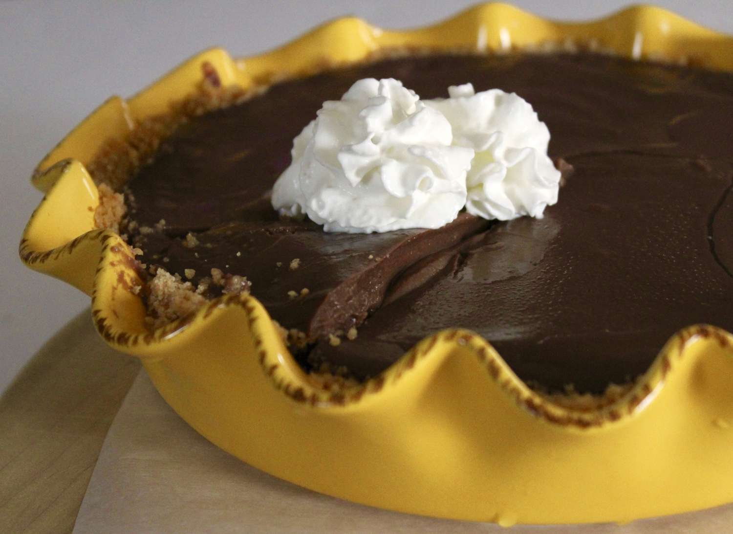 Шоколадный пирог без выплетения