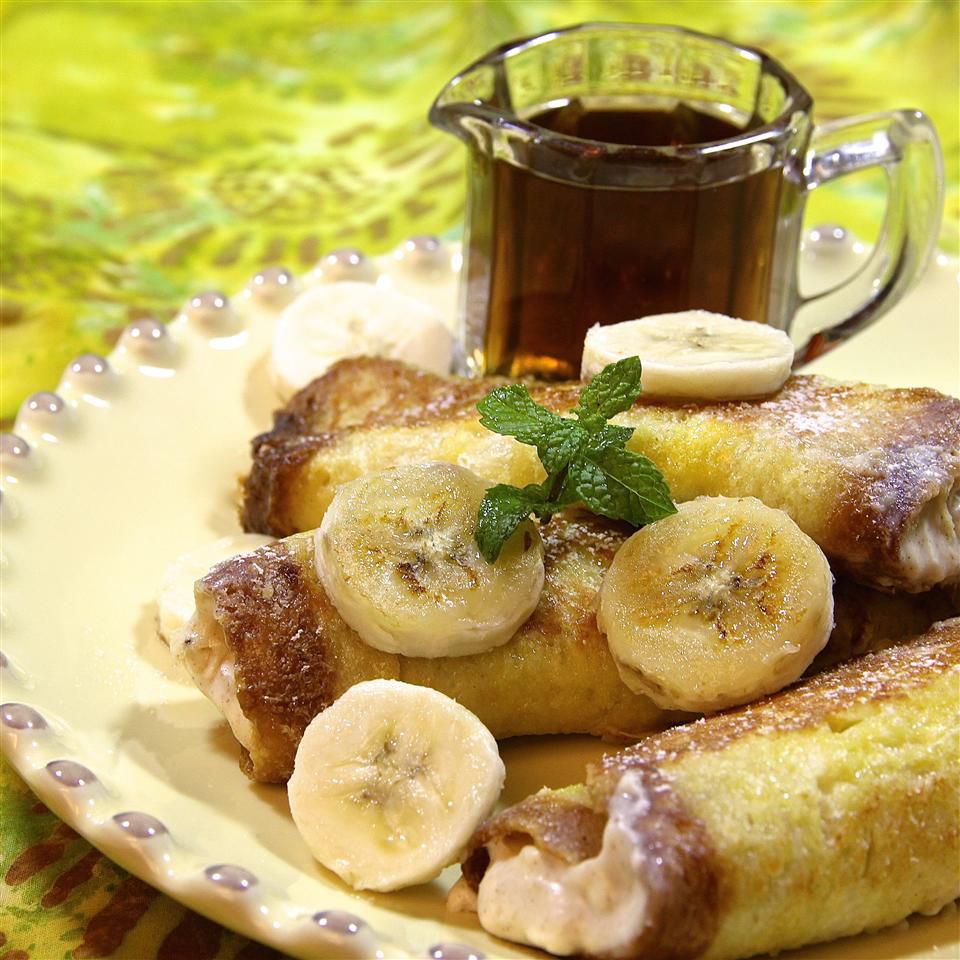 Банановый ролл французский тост