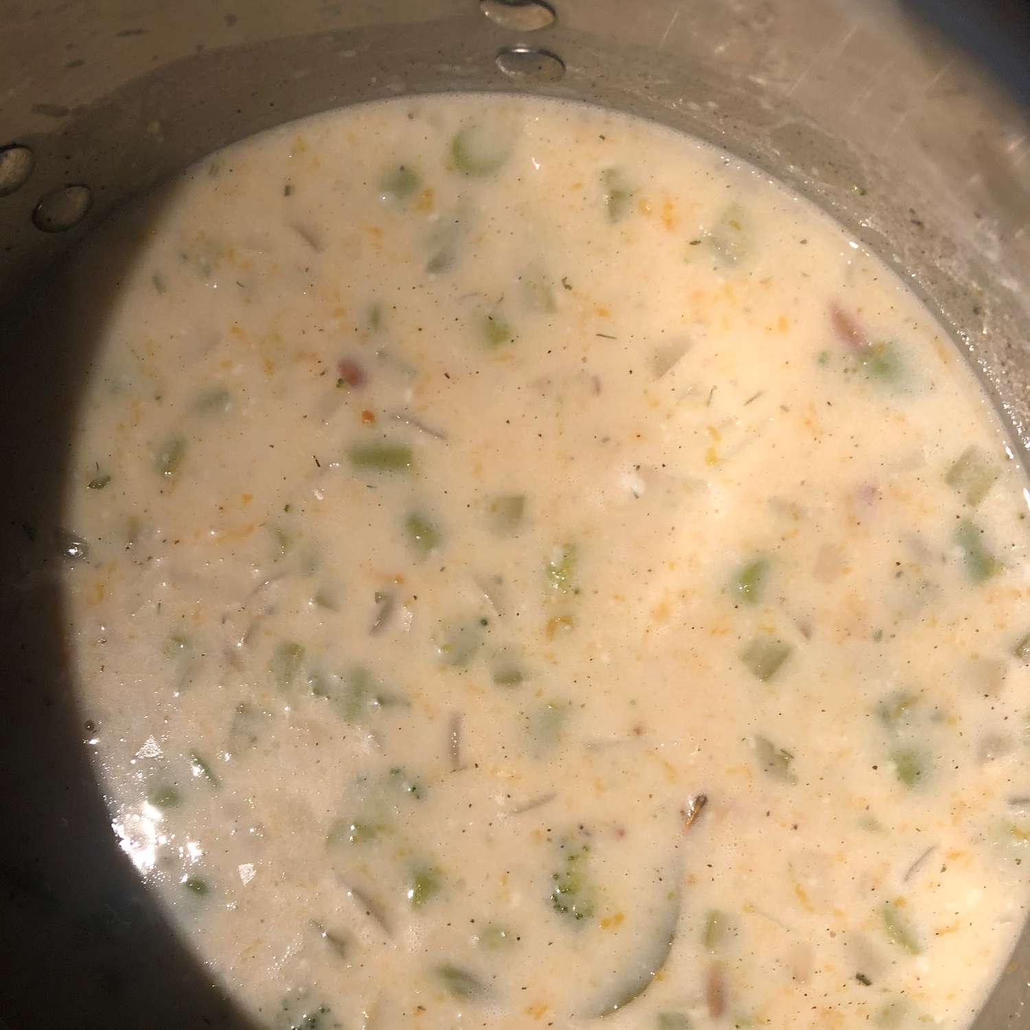 Сливочная ветчина и картофельный суп