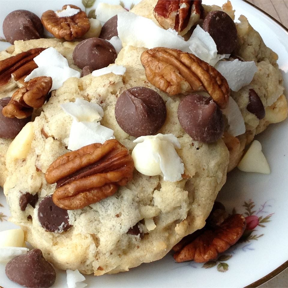 Печенье с кокосовым шоколадом ореха ореха