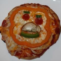 Жуткая мини -пицца