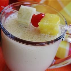 Банановый манго молочный коктейль
