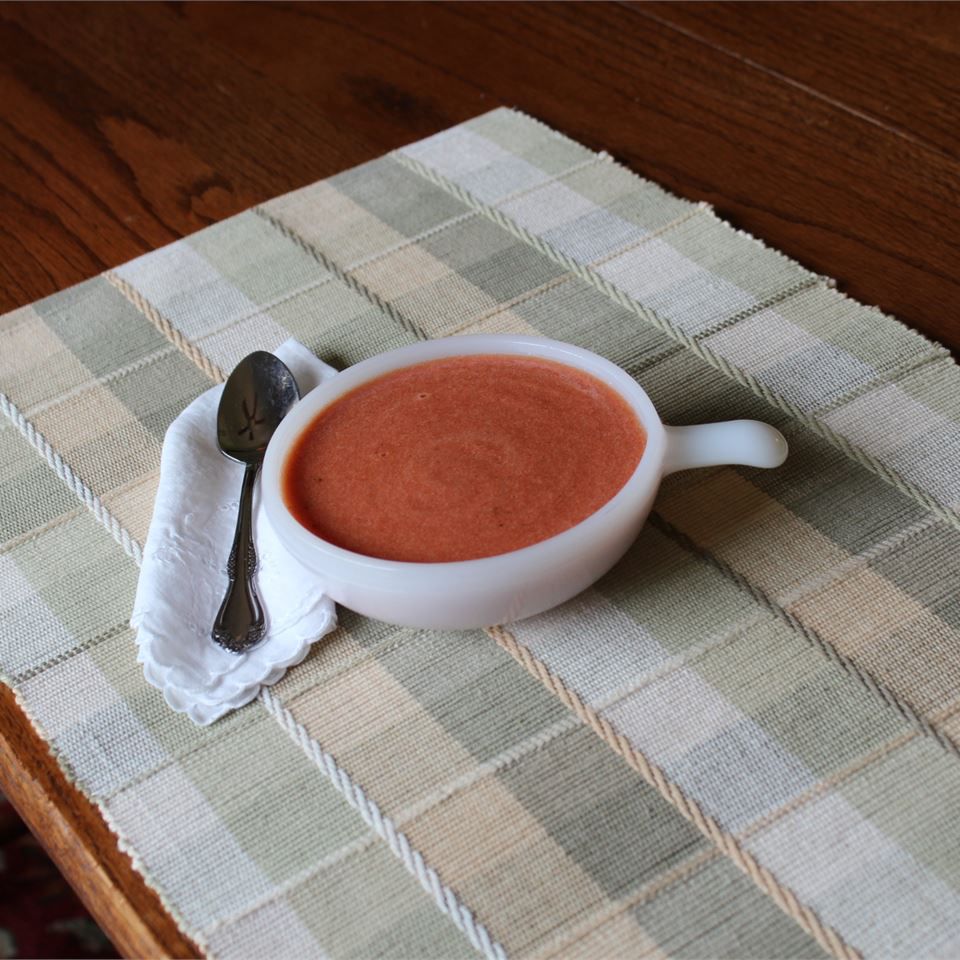 Крем томатного супа с низким содержанием жира