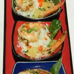 Рисовый салат в тайском стиле