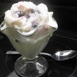 Сливочный ванильный замороженный йогурт