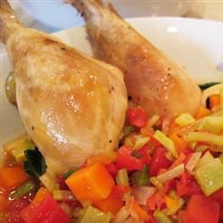 Курица и овощи суп