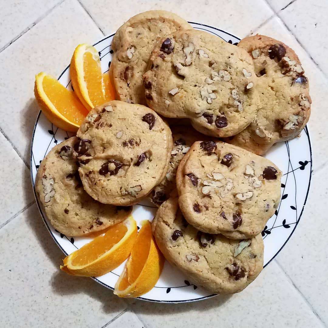 Апельсиновое шоколадное печенье