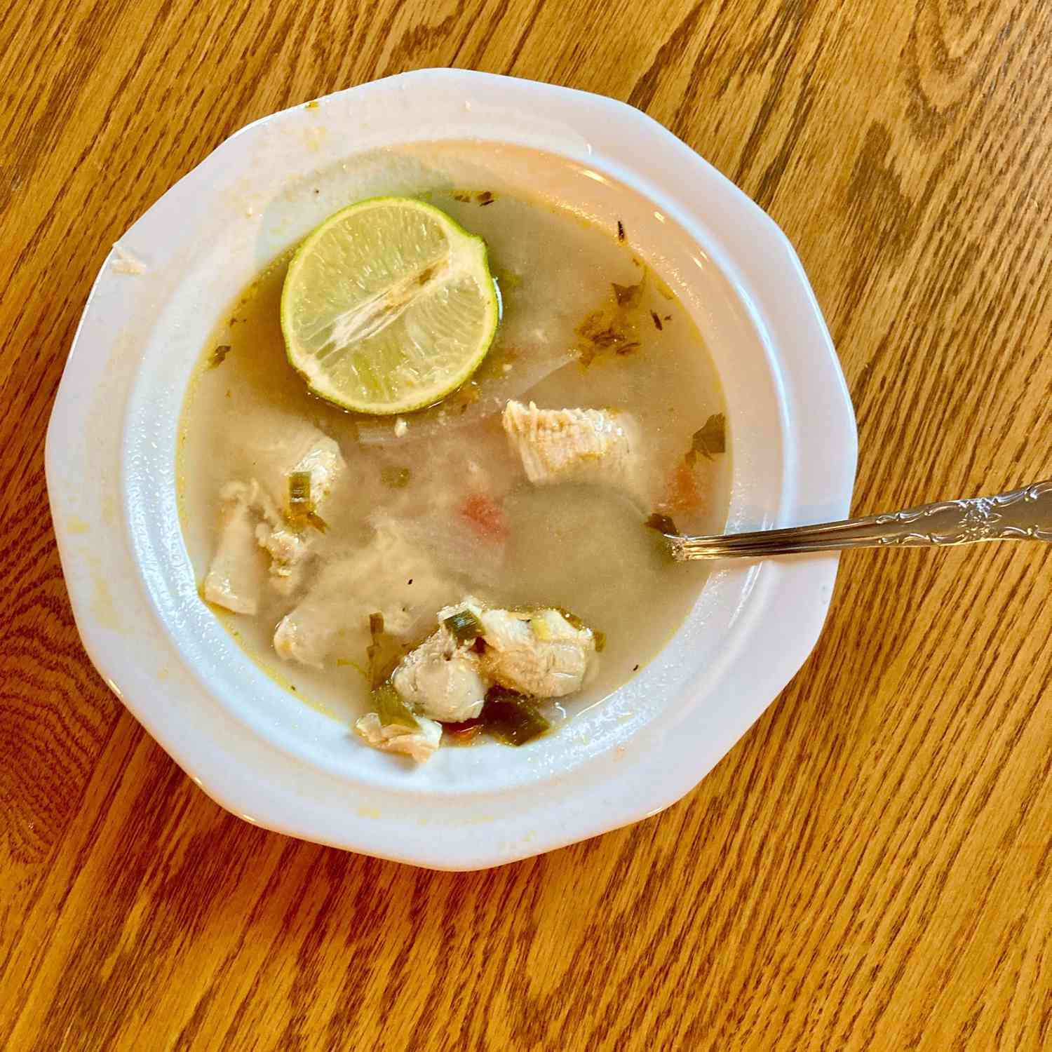 Sopa de Lima (мексиканский лайм -суп)
