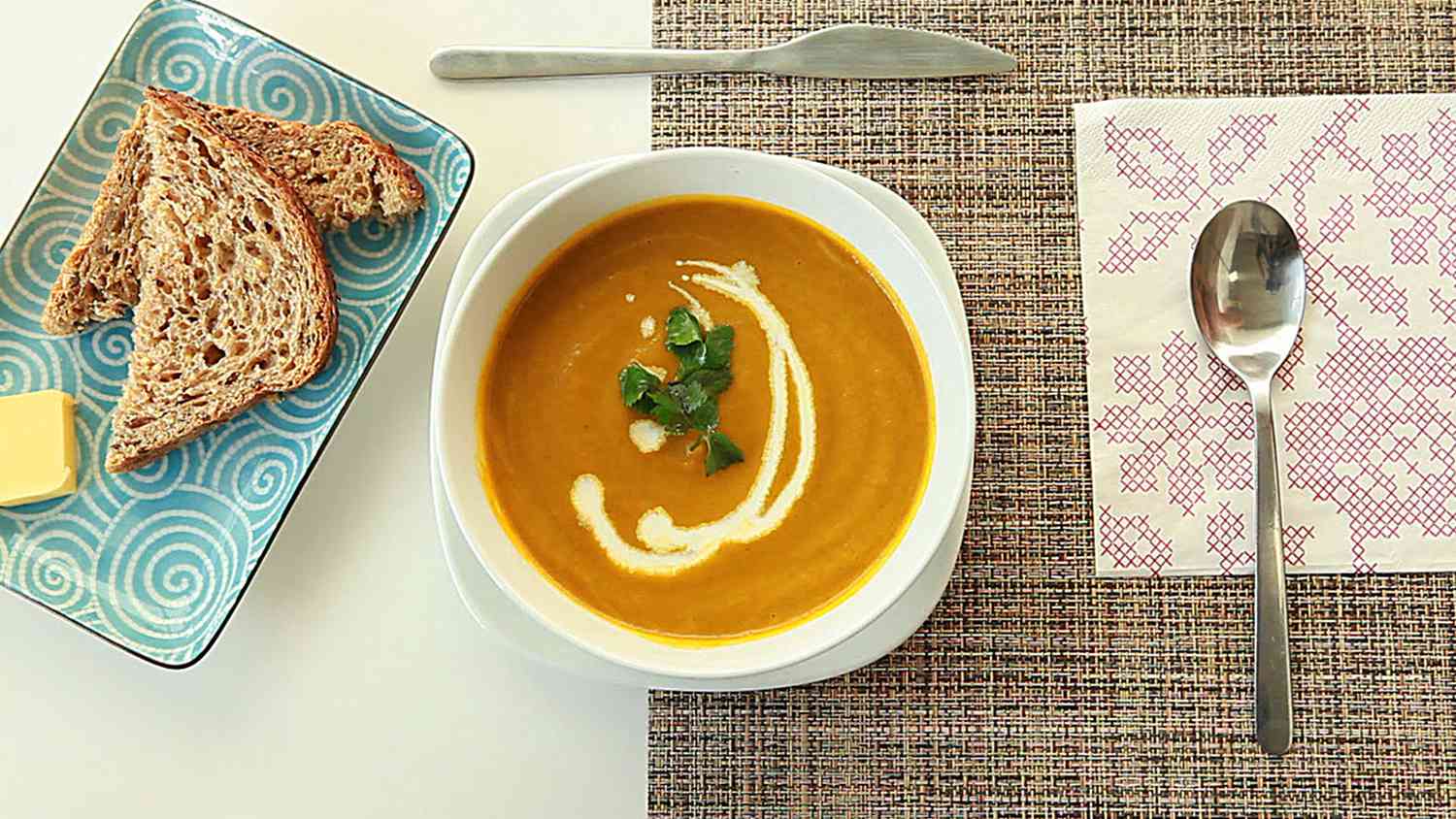 Морковь и кориандр суп II