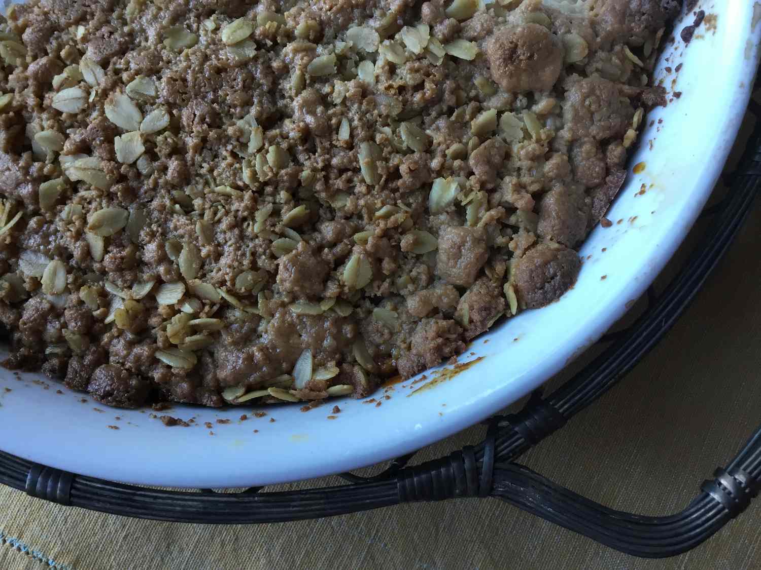 Apple Crumble с Halva Topping