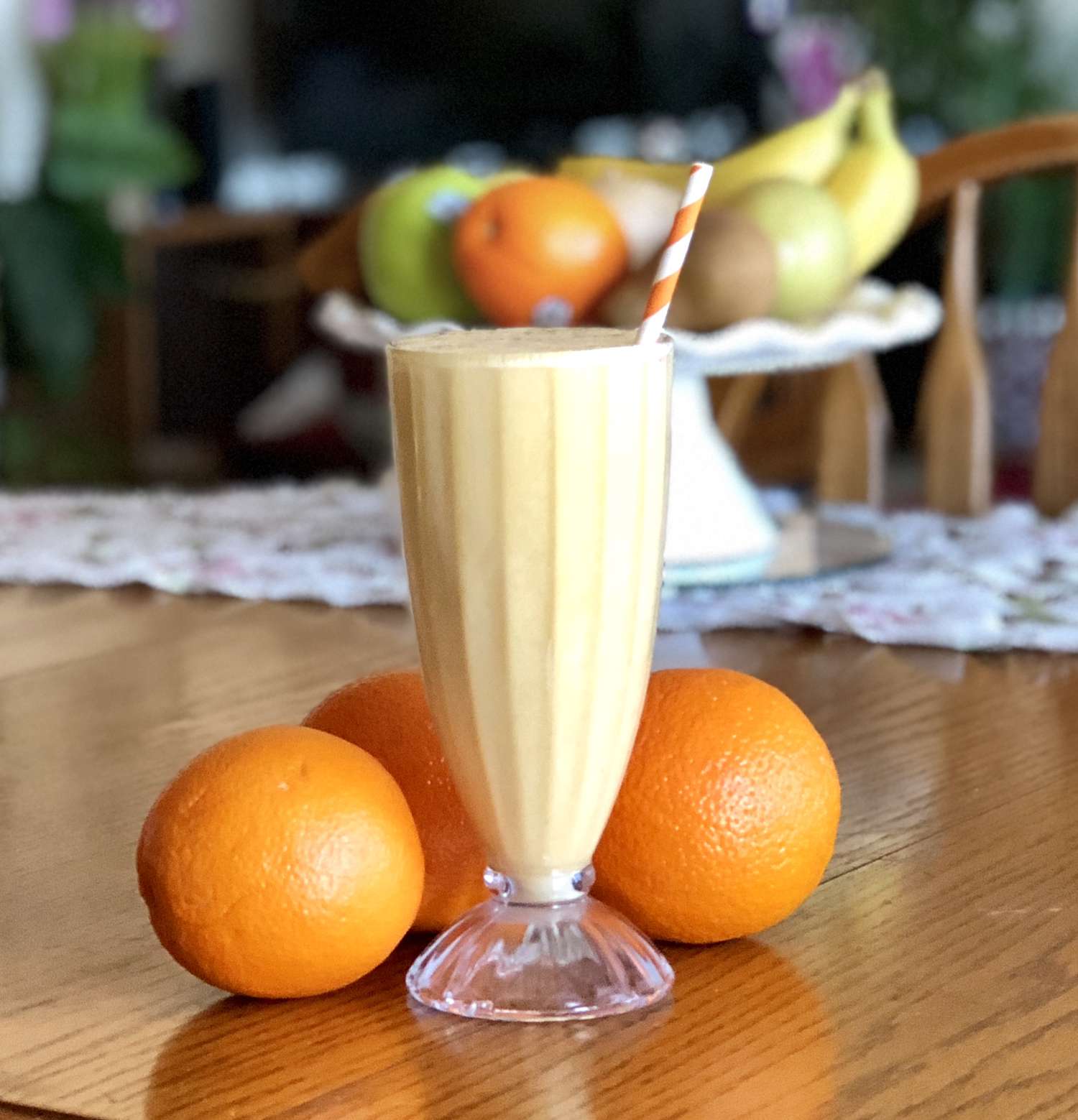 Протеиновый коктейль оранжевого крема