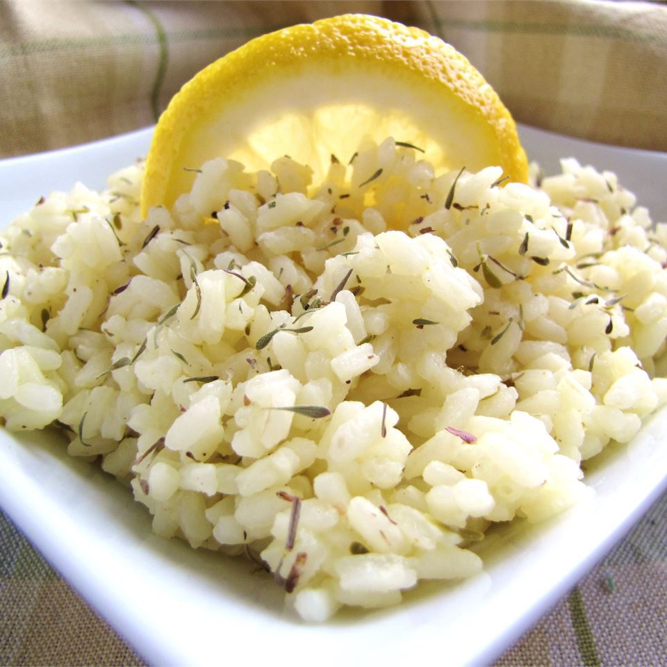 Лимонный рис тимьяна