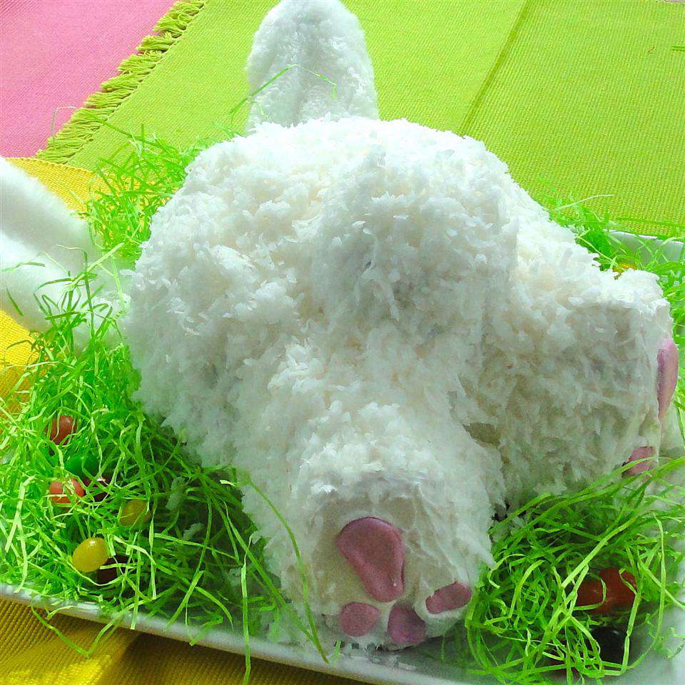 Пасхальный кролик торт