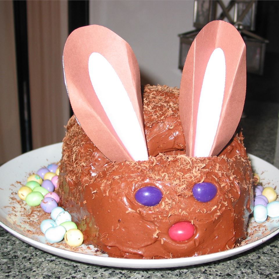 Торт из шоколадного мусса кролика