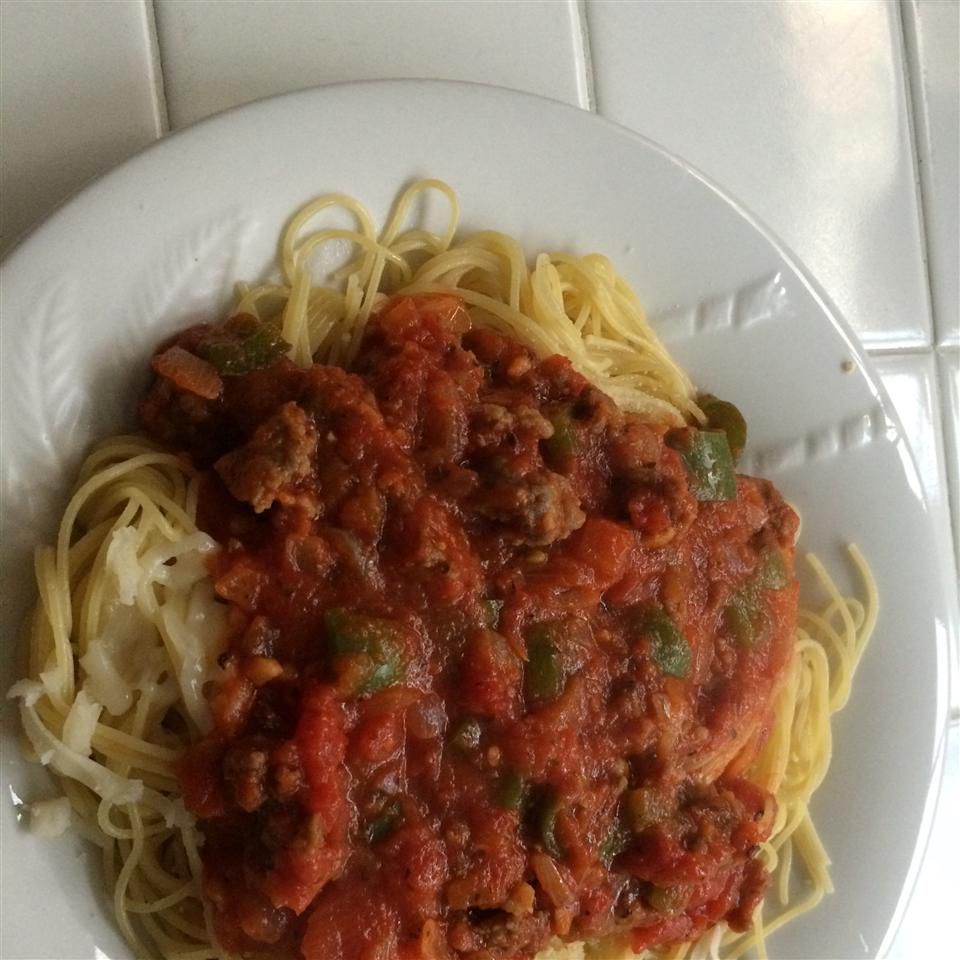 Легкая итальянская колбаса спагетти