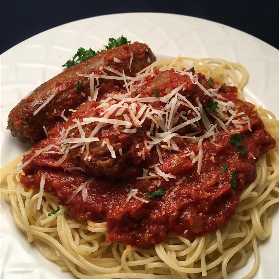Соус спагетти с мясом