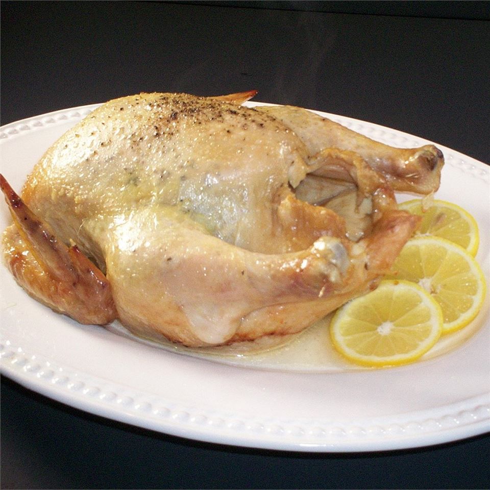Медленная плита лимонный перец курица