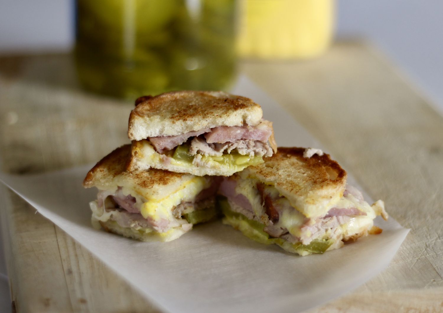 Кубинские сэндвич -укусы