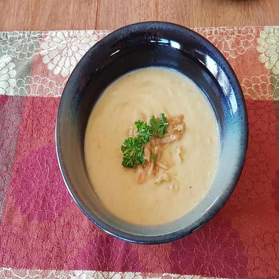 Суп из лучевого и лосося