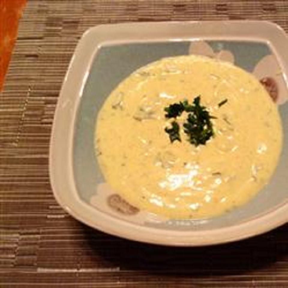 Сливочный индийский йогуртный суп
