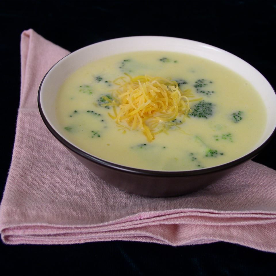 Отличный суп из сыра брокколи
