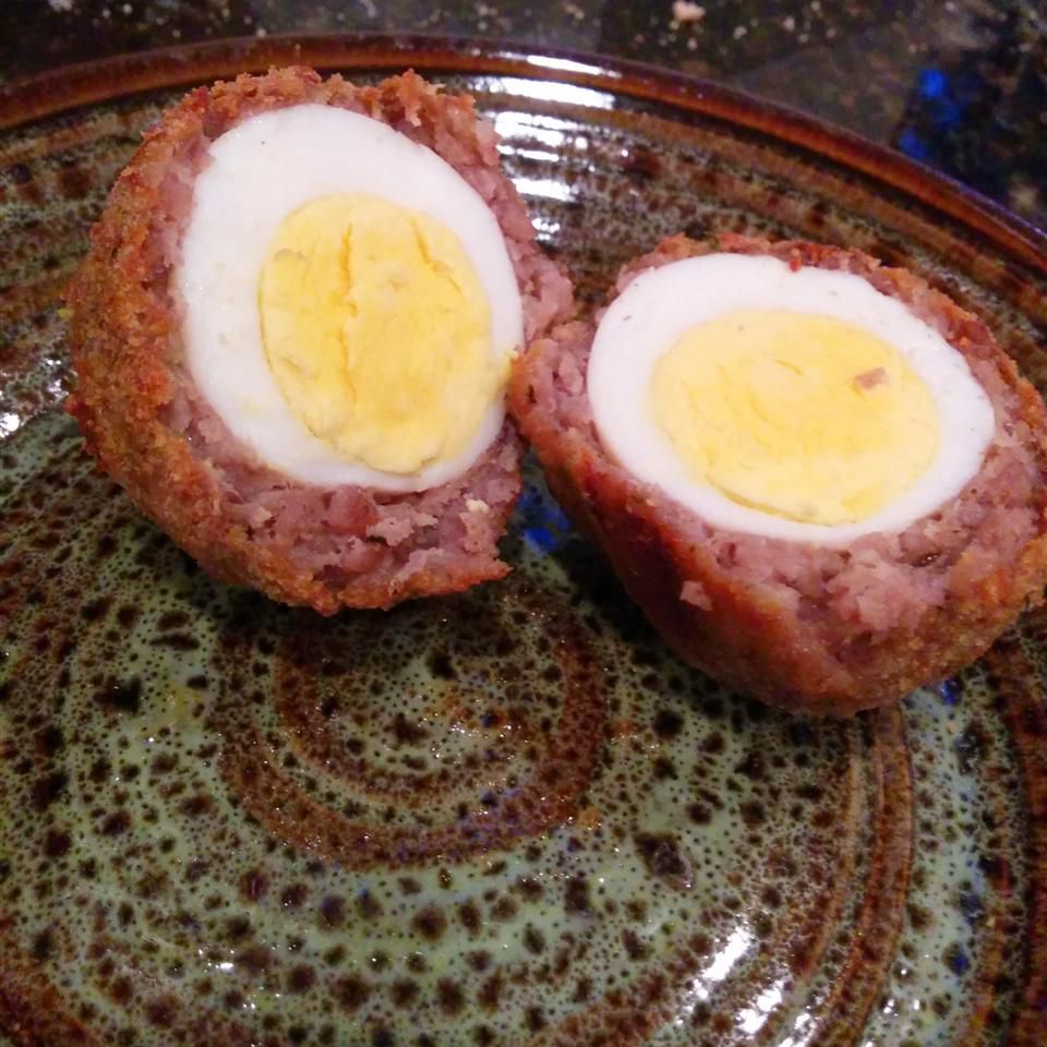 Запеченные шотландские яйца