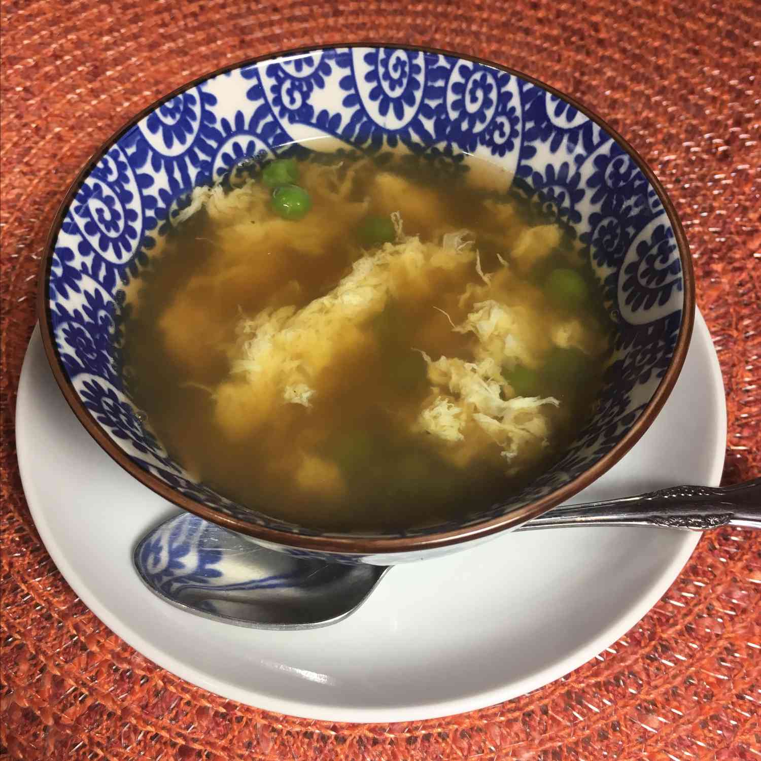 Китайский яичный суп