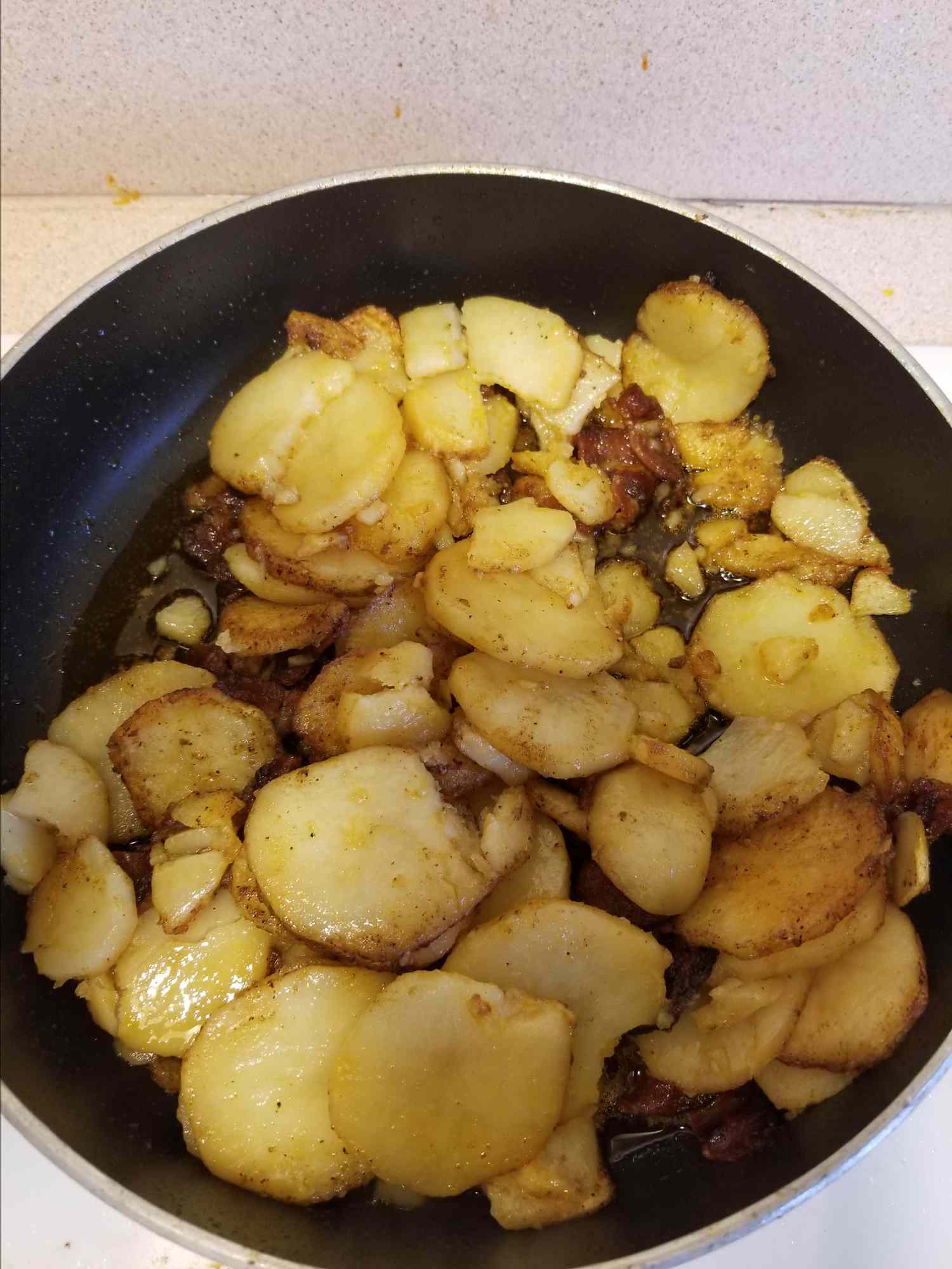 Жареный завтрак картофель