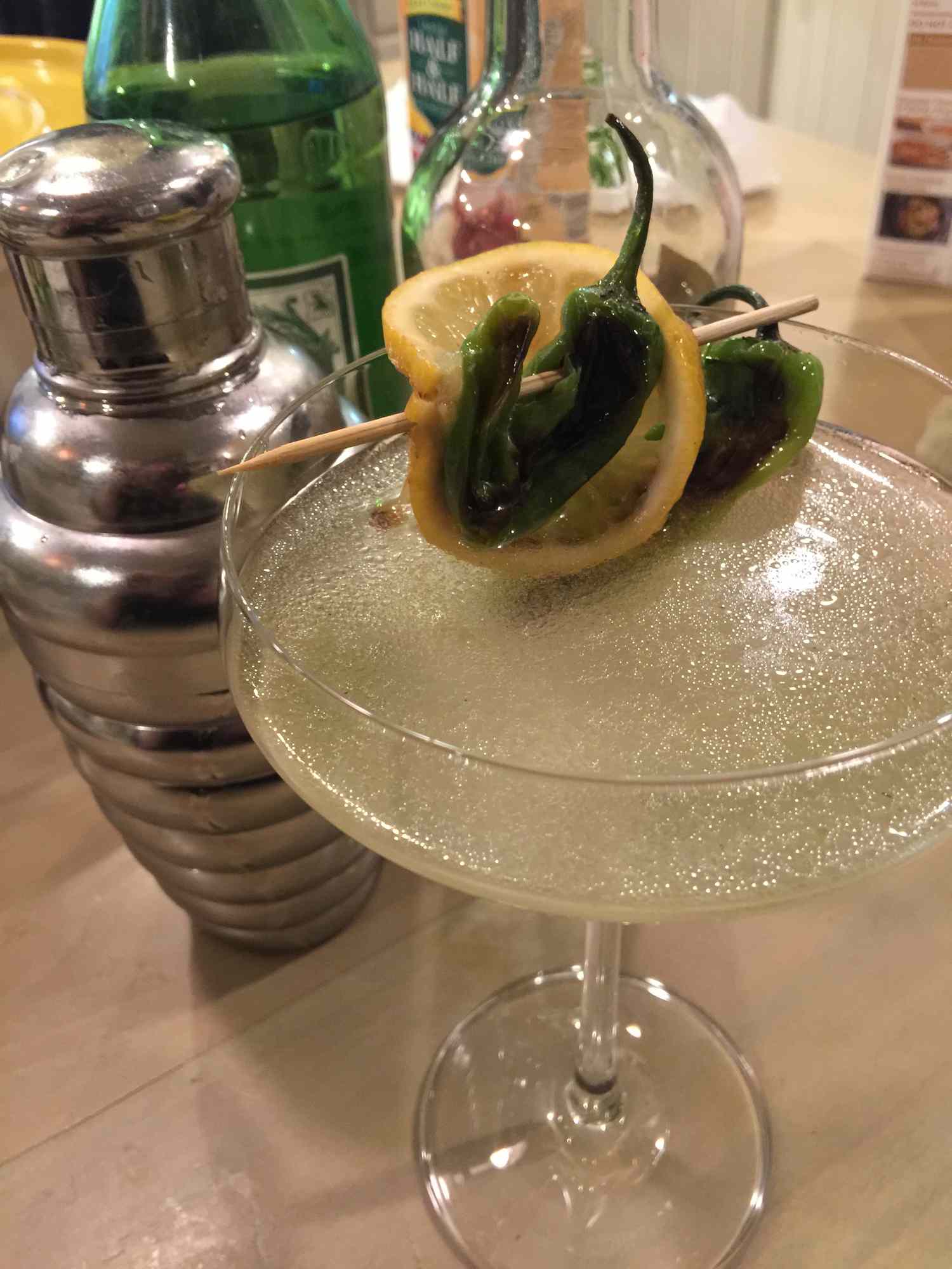 Shishito Pepper Martinis (Ppespini)