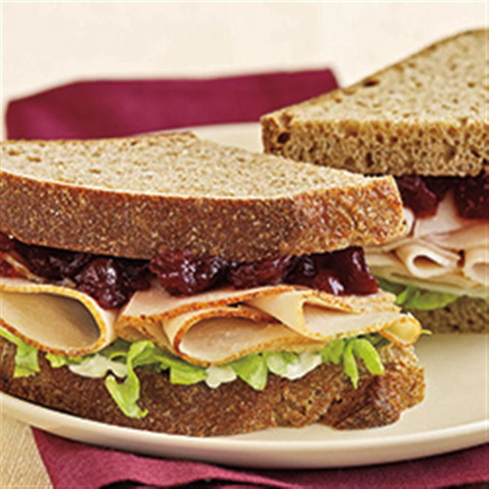 Клюквенная сэндвич с тормом Дня Благодарения