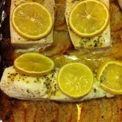 Рыба-лимонная рыба и картофель