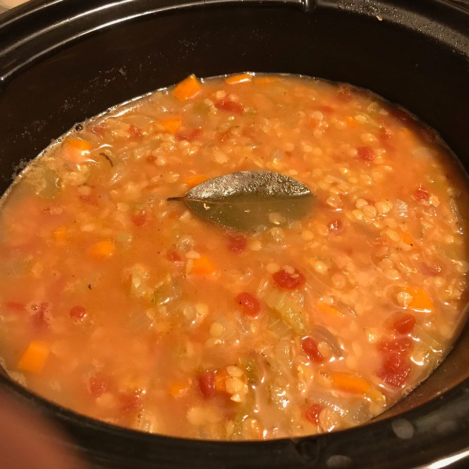 Французский суп из чечевицы