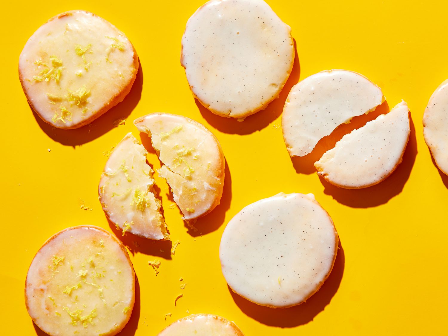 Печенье с лимонным морозильником с воздухом