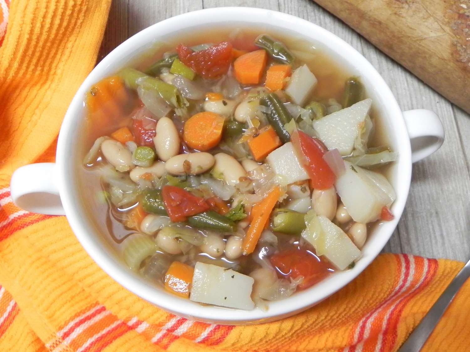 Домашний овощной суп