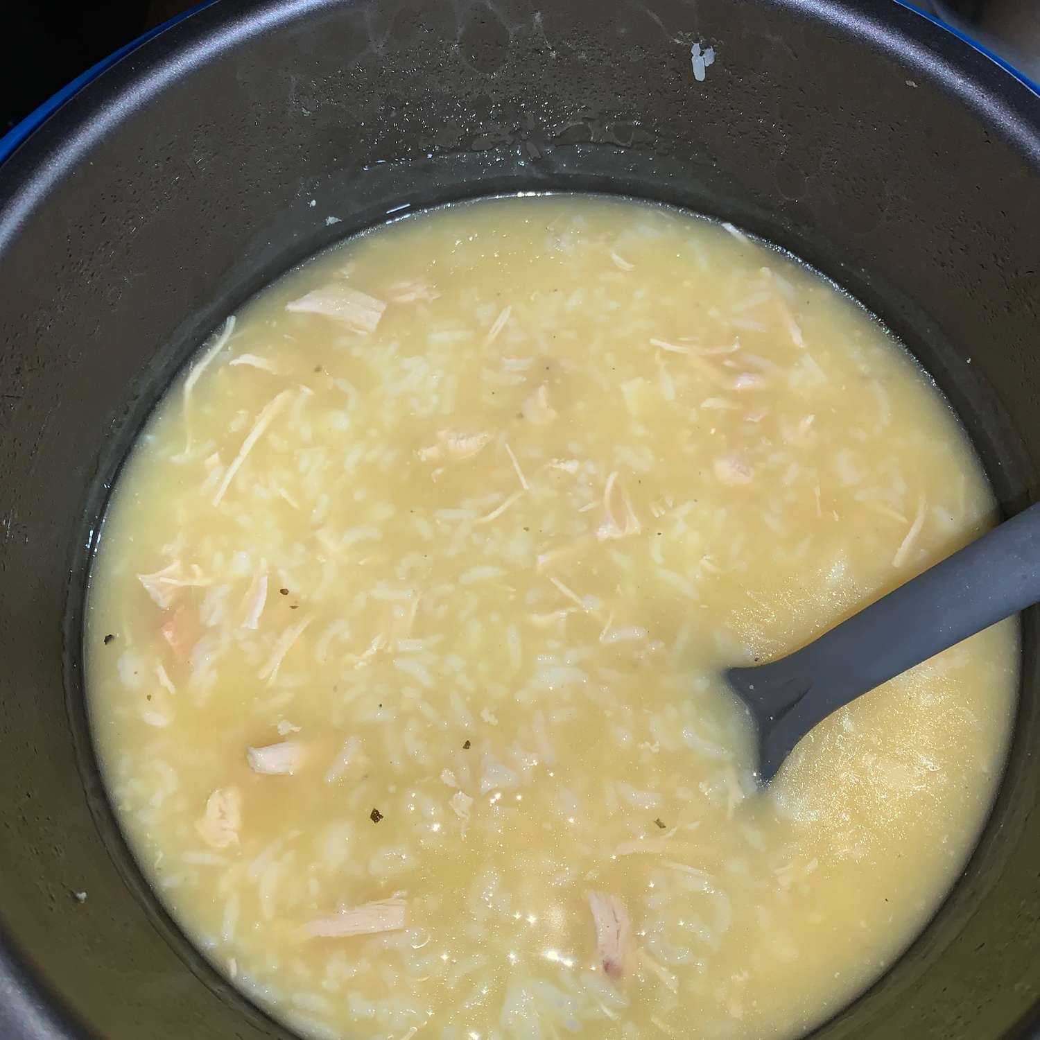 Лимонный сливки куриного супа