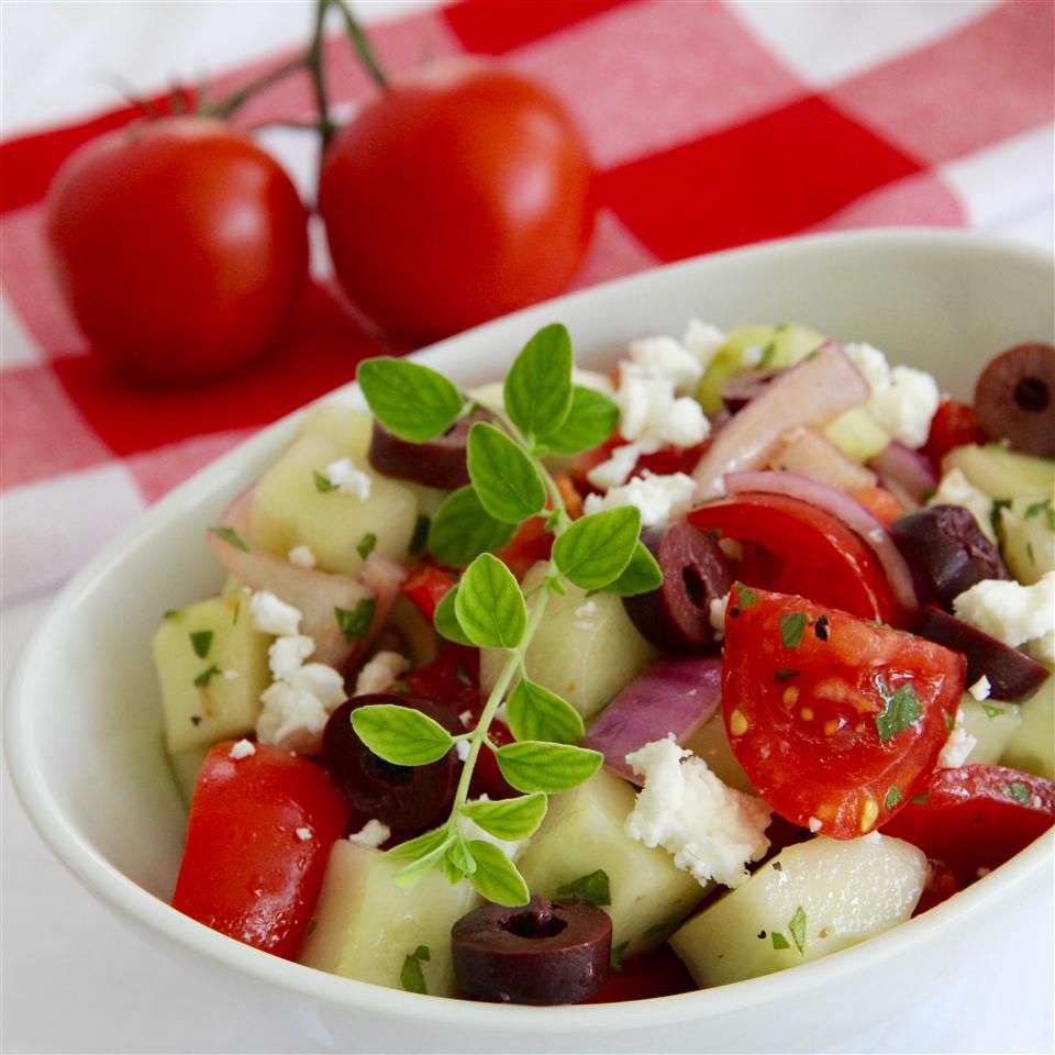 Легкий греческий салат