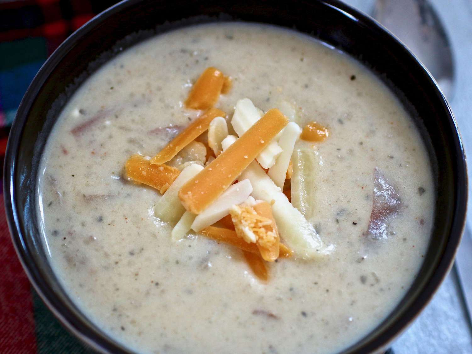 Картофельный суп со сливочным сыром