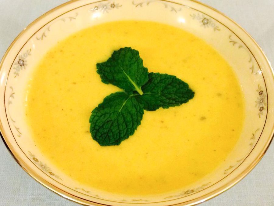 Охлажденный персиковый суп