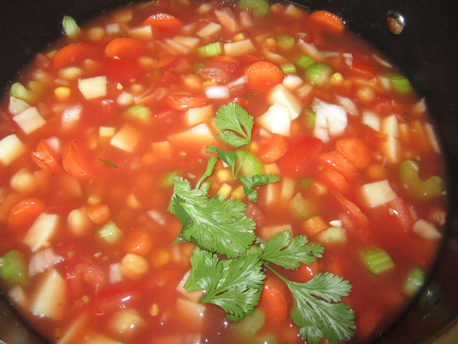 Сердечный овощной суп
